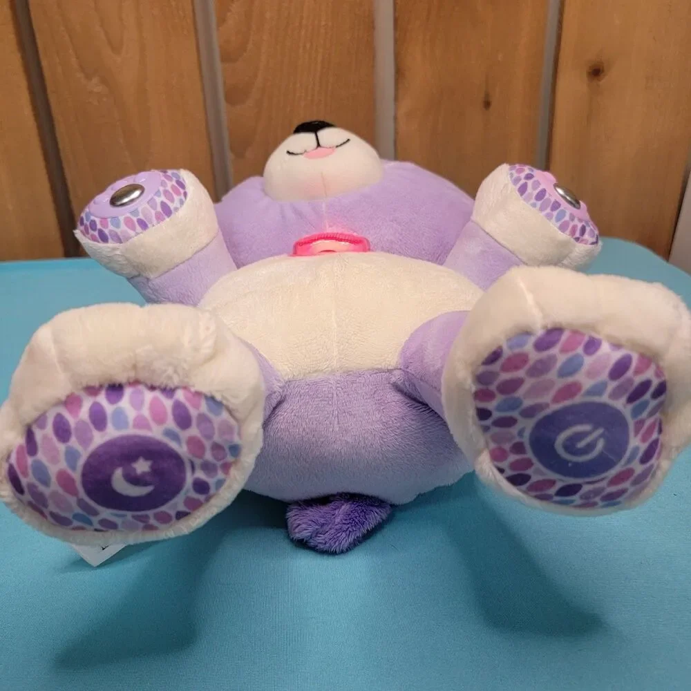 LeapFrog My Pal Violet Plush Interactive 13” Lavender Dog Tested With Cable
